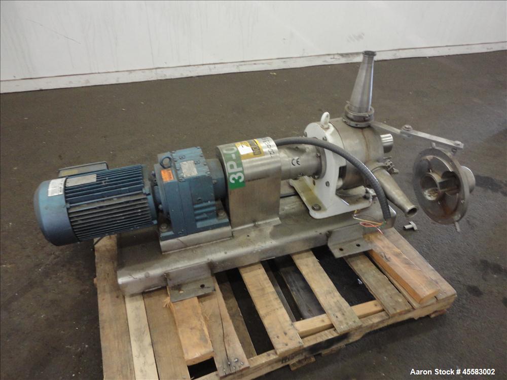 Used Stainless Steel SINE Sanitary Rotary Positive  Dispacement Pump