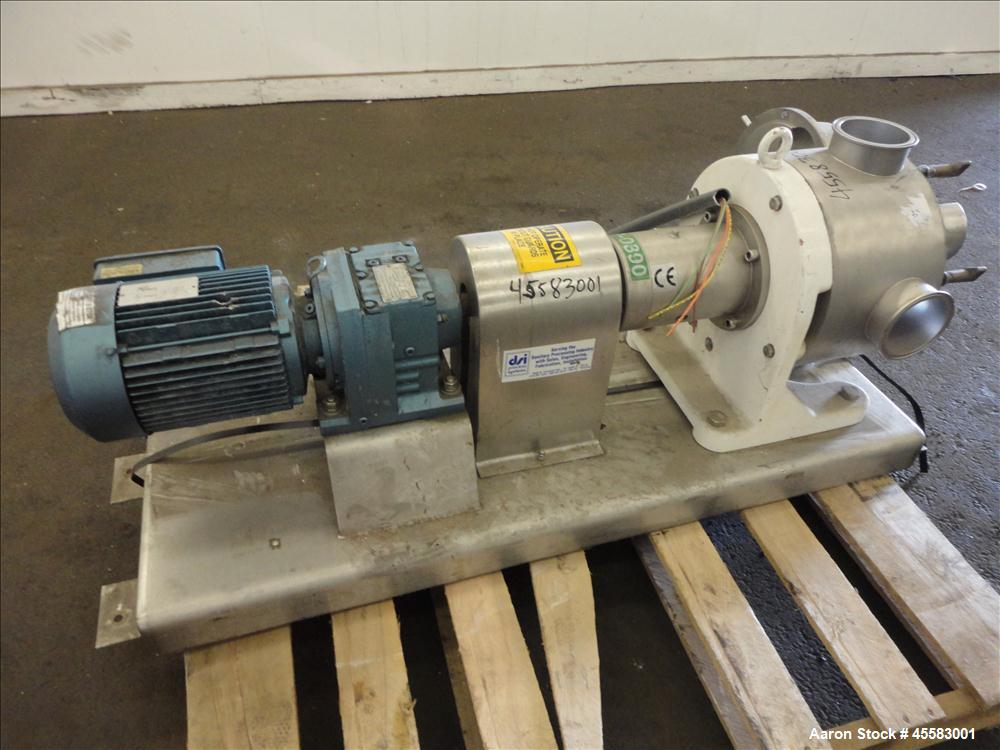 Used Stainless Steel Sine Sanitary Rotary Positive Displacement Pump