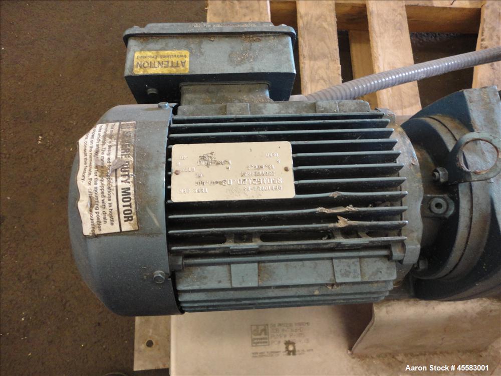 Used Stainless Steel Sine Sanitary Rotary Positive Displacement Pump