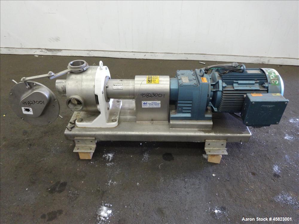 Used Sine Sanitary Rotary Positive Displacement Pump, Model MR-150