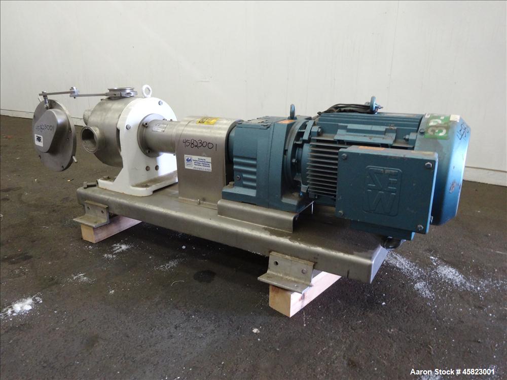 Used Sine Sanitary Rotary Positive Displacement Pump, Model MR-150
