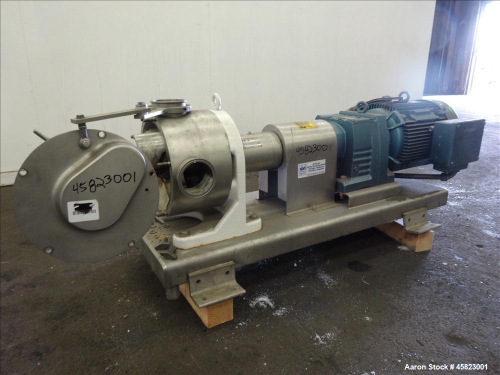 Used Sine Sanitary Rotary Positive Displacement Pump, Model MR-150