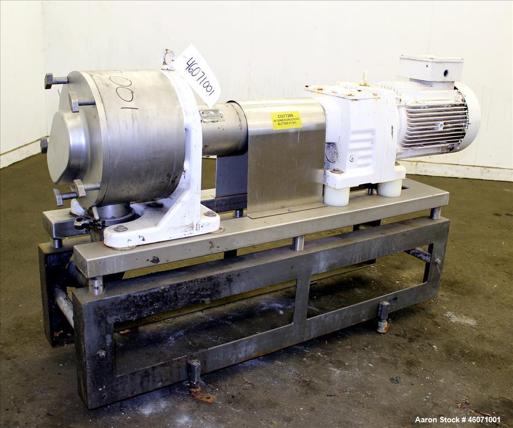 Used Sine Medium Duty Sanitary Rotary Positive Displacement Pump