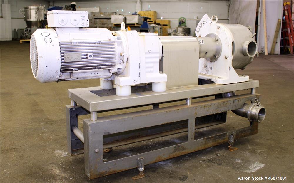 Used Sine Medium Duty Sanitary Rotary Positive Displacement Pump