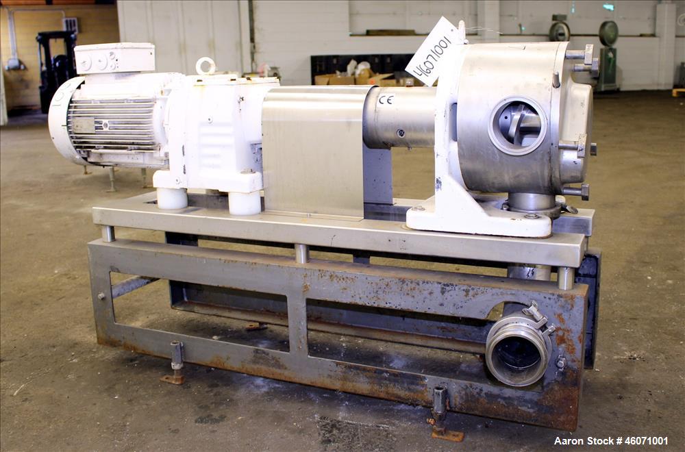 Used Sine Medium Duty Sanitary Rotary Positive Displacement Pump