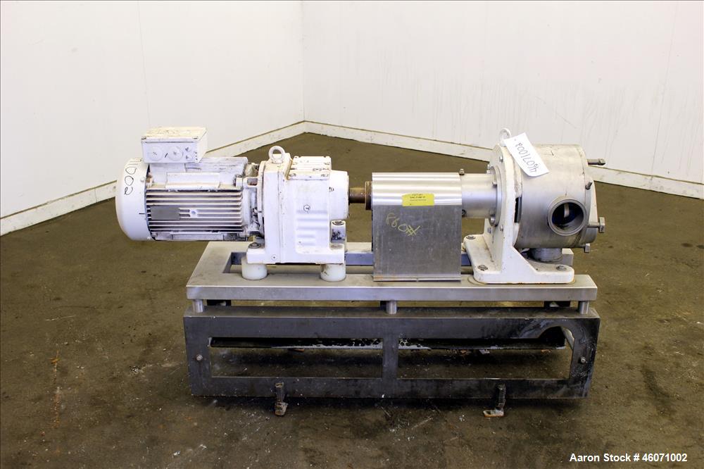 Used Sine Medium Duty Sanitary Rotary Positive Displacement Pump