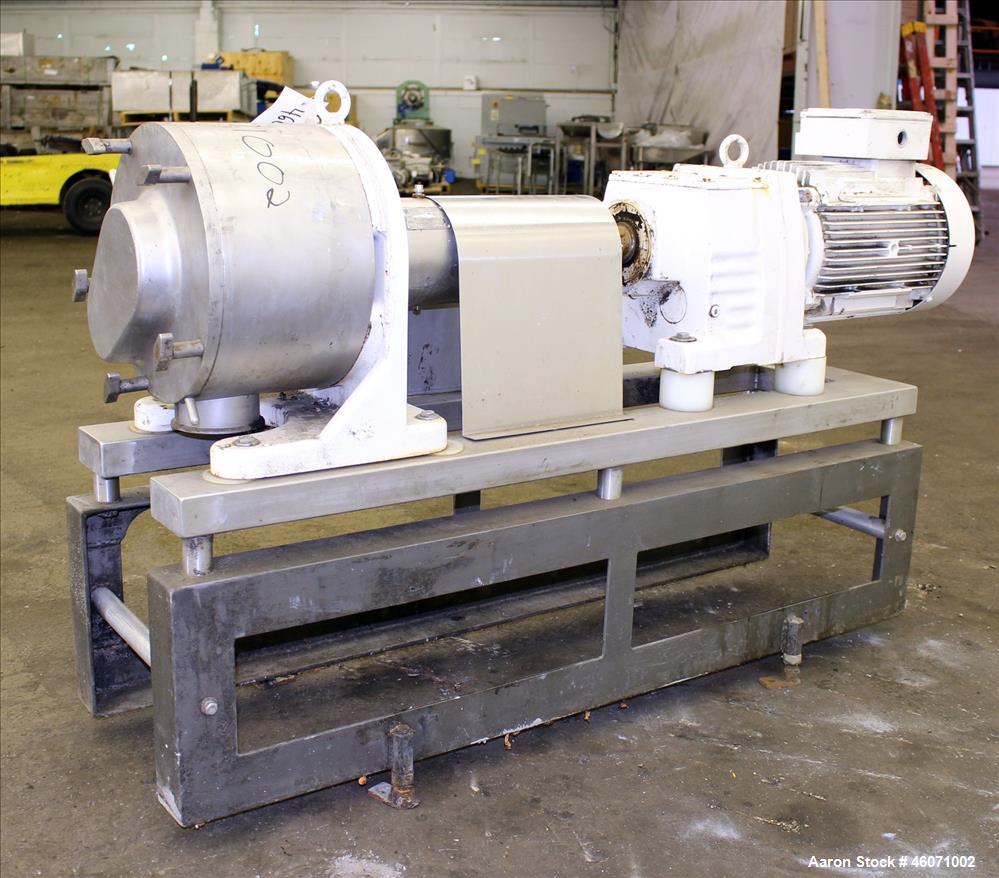 Used Sine Medium Duty Sanitary Rotary Positive Displacement Pump