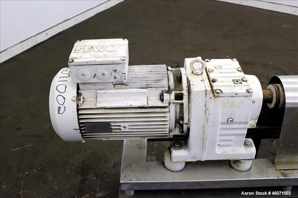 Used Sine Medium Duty Sanitary Rotary Positive Displacement Pump