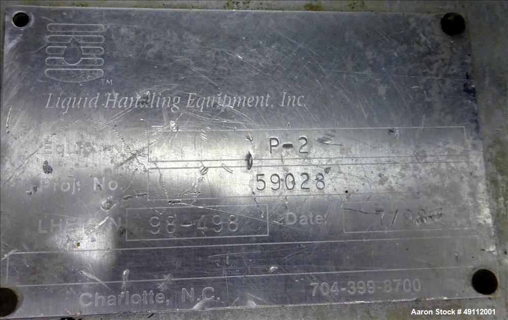 Used Sine Sanitary Rotary Positive Displacement Pump, Model MR135-NNTC, 316 Sta