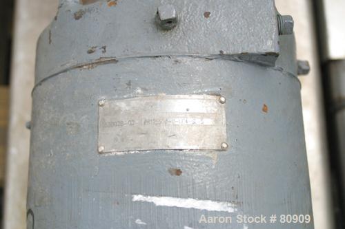 USED:Tri Clover rotary positive displacement pump, model PR125-50M-UC4-SL-S, 316 stainless steel. Approximately 120 gallons per minute at 20 psi. 3-1/2" tri clamp inlet/outlet. (2) 4 lobe rubber roto...