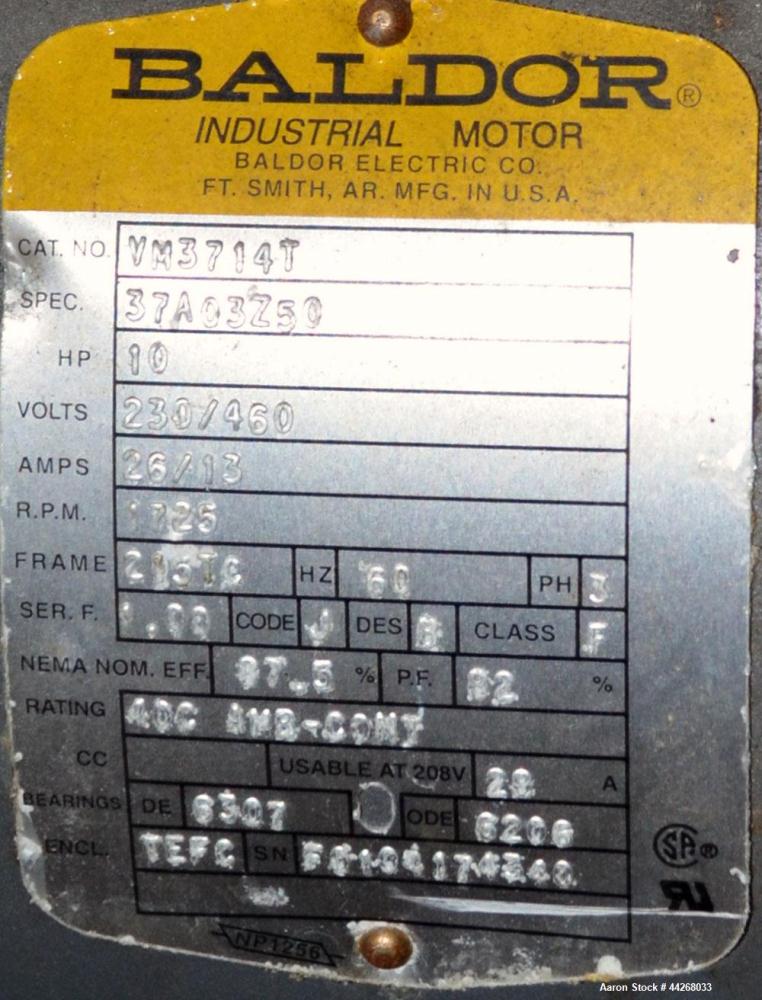 Used Triclover centrifugal pump, Model TSR5NLD-30MFUOCL-AO