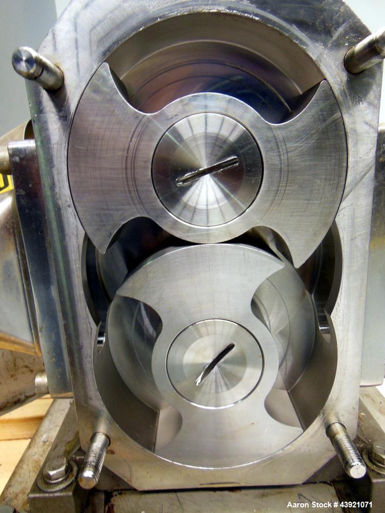 Used Stainless Steel Viking Duralobe Positive Displacement Pump, Model S3S