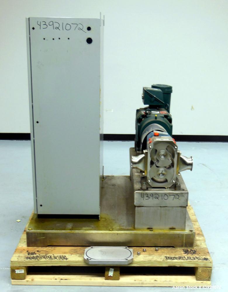 Used Stainless Steel Viking Duralobe Positive Displacement Pump, Model S3S