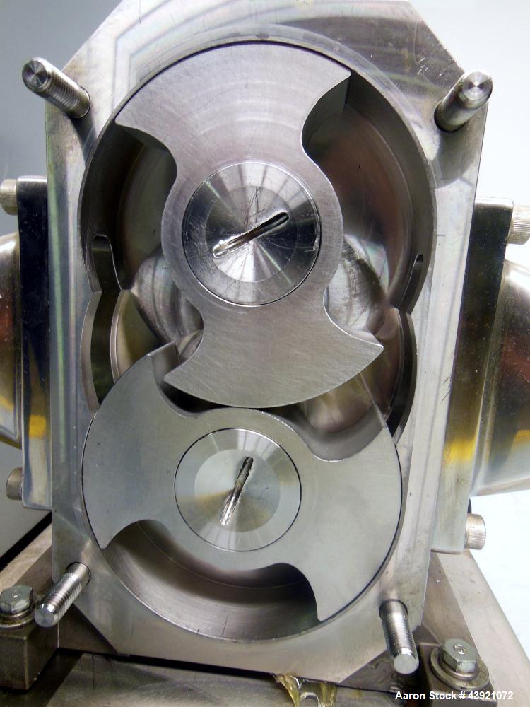 Used Stainless Steel Viking Duralobe Positive Displacement Pump, Model S3S