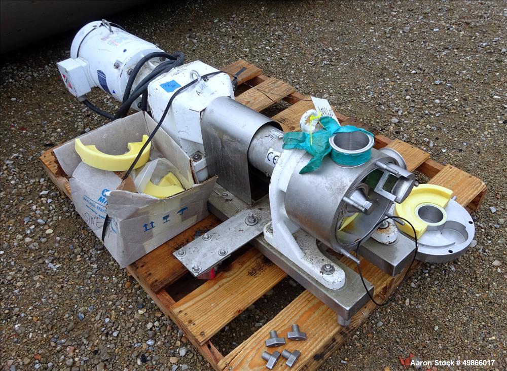 Used Watson Marlow Masosine Sine Rotary Positive Displacement Pump, Type MR 130