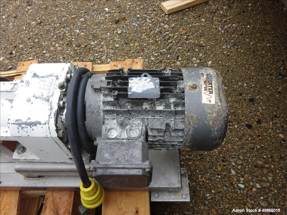 Used- Watson Marlow Masosine Sine Rotary Positive Displacement Pump, Type MR 135