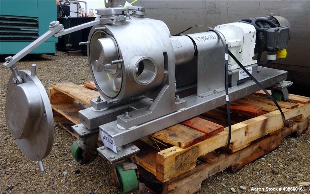 Used- Watson Marlow Masosine Sine Rotary Positive Displacement Pump, Type MR 135