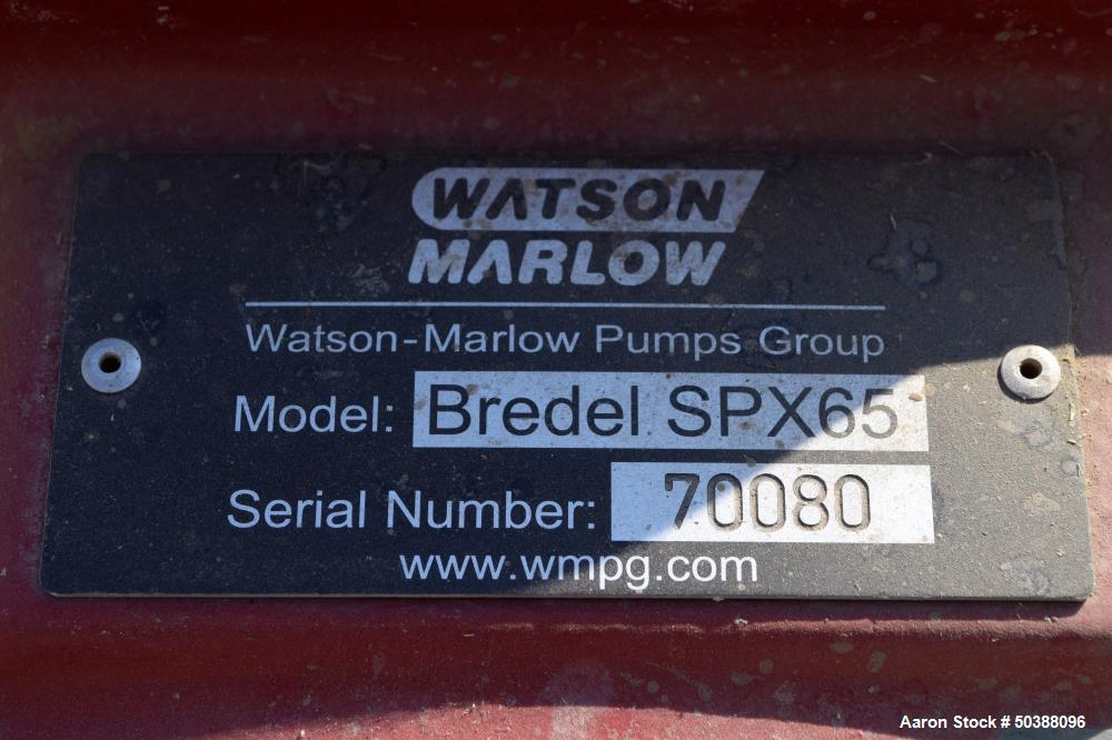 Used- Waston-Marlow Bredel Hose Pump, Model SPX65.