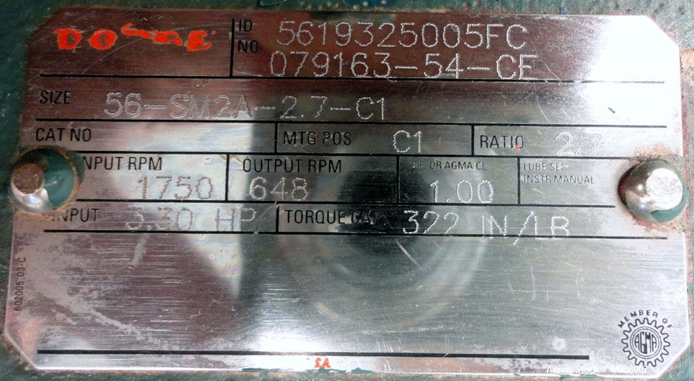 Used Stainless Steel Waukesha Rotary Positive Displacement Pump, Model 006