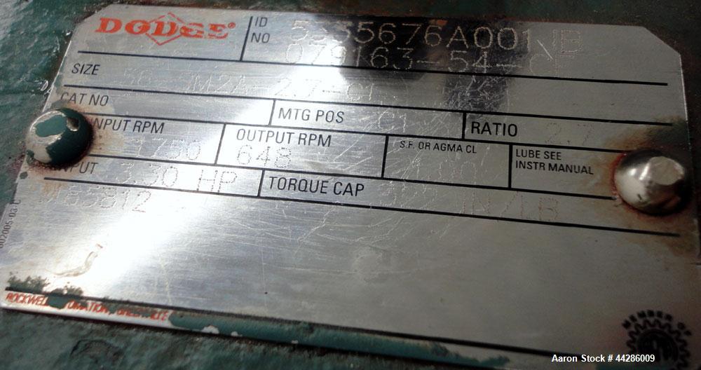 Used Stainless Steel Waukesha Rotary Positive Displacement Pump, Model 006