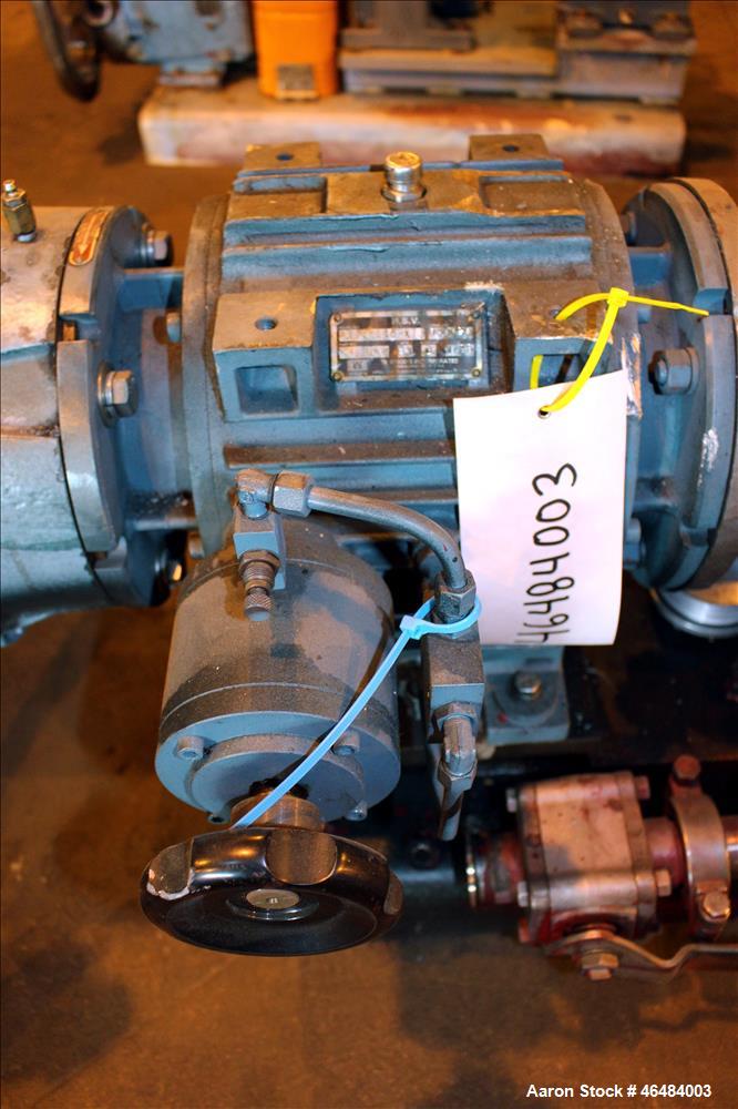 Used Waukesha Rotary Positive Displacement Pump, Model 030U2