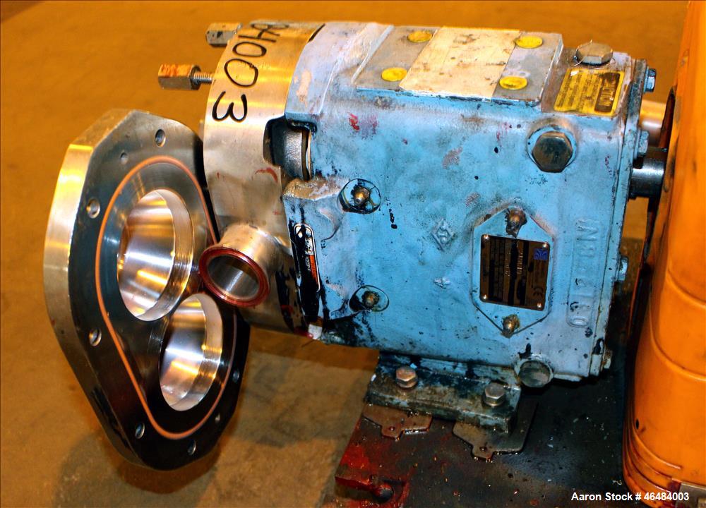 Used Waukesha Rotary Positive Displacement Pump, Model 030U2