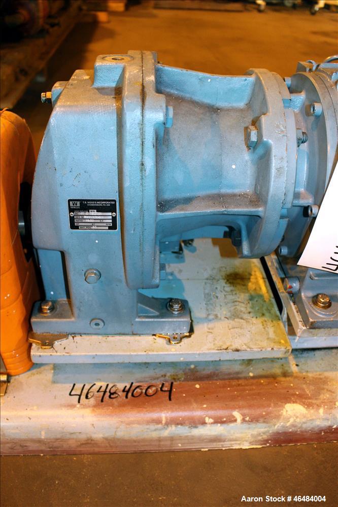 Used Waukesha Rotary Positive Displacement Pump, Model 030U2, 316 Stainless Steel. Approximately 36 gallons per minute at 250 psi maximum pressure at 600 rpm capacity, 0.060 gallon displacement per r...