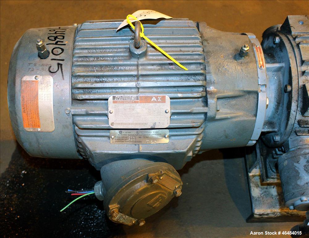 Used Waukesha Rotary Positive Displacement Pump, Model 030U2AP, 316 Stainless Steel. Approximately 36 gallons per minute at 250 psi maximum pressure at 600 rpm capacity, 0.060 gallon displacement per...