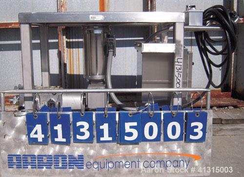 Used Waukesha Rotary Positive Displacement Pump, Model 030, 316 Stainless Steel. Approximately 36 gallons per minute at 100 psi at 600 rpm capacity, .06 gallon displacement per revolution. Stainless ...