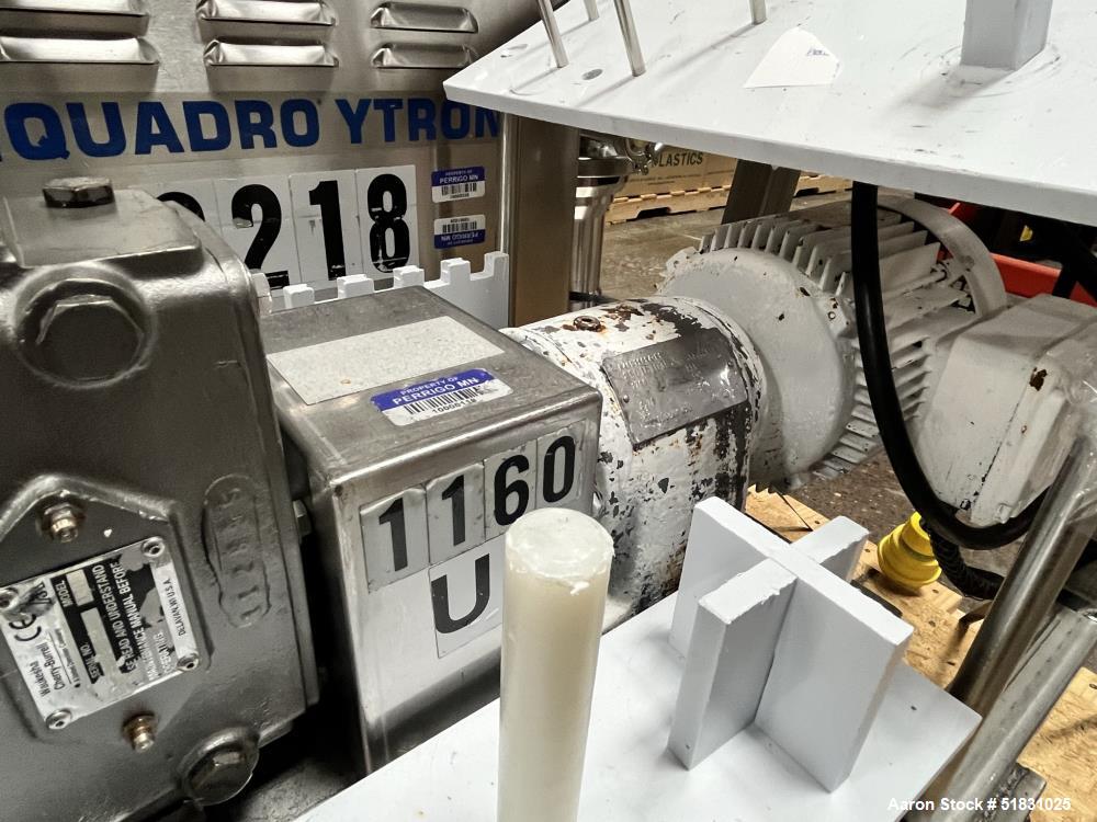 Used Waukesha Stainless Steel Positive Displacement Pump, Model 030. S/N 176922-96.