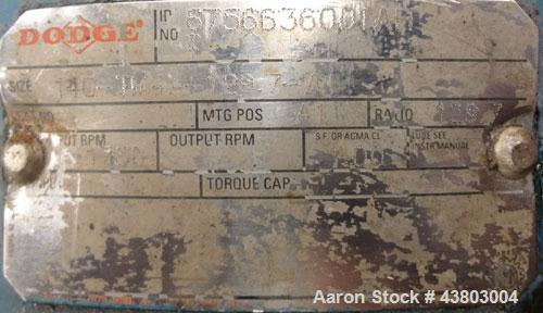 Used Waukesha Rectangular Flange Universal Rotary Positive Displacement Pump, Model 034, 316 Stainless Steel. Approximately 24 gallons per minute at 200 psi at 400 rpm, (0.060) gallon displacement pe...