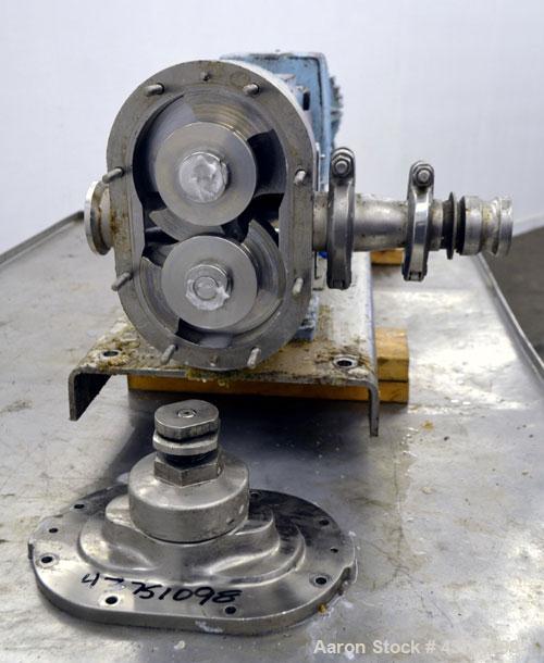 Used Stainless Steel Waukesha Universal Rotary Positive Displacement Pump, Mode