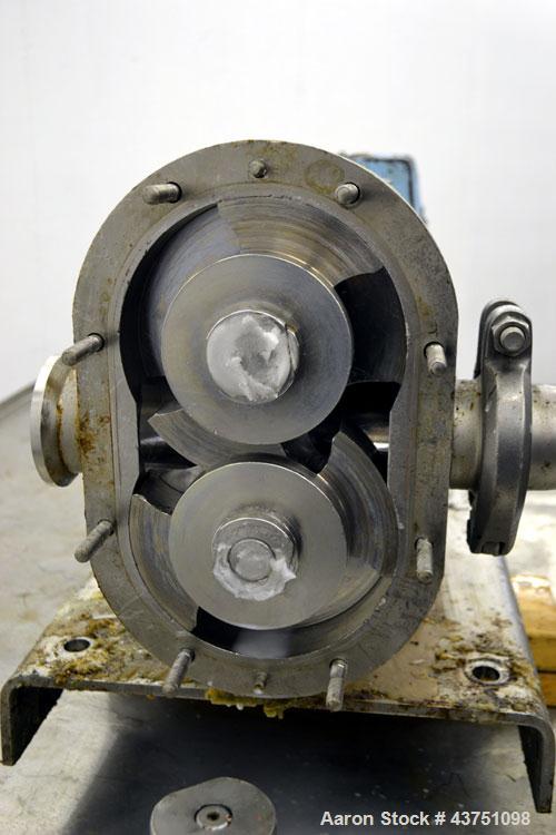 Used Stainless Steel Waukesha Universal Rotary Positive Displacement Pump, Mode