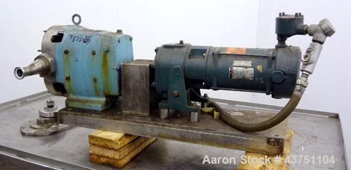 Used Stainless Steel Waukesha Universal Rotary Positive Displacement Pump, Mode