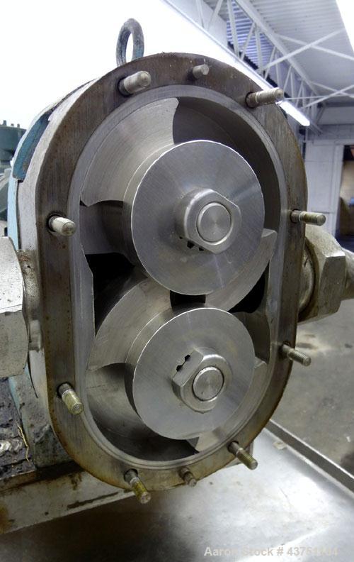 Used Stainless Steel Waukesha Universal Rotary Positive Displacement Pump, Mode