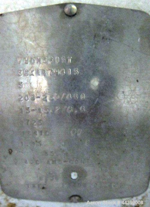 Used Stainless Steel Waukesha Positive Displacement Pump, Model 060