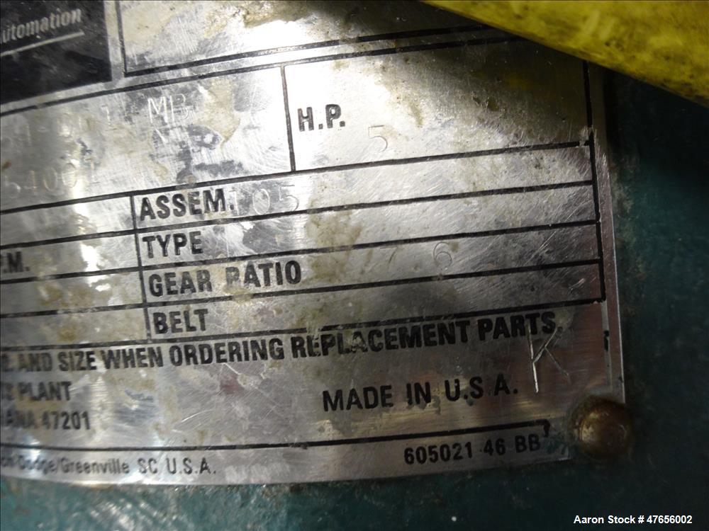 Used Waukesha Horizontal Rotary Positive Displacement Pump, Model 130, 316 Stai