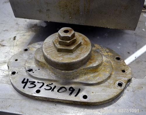 Used Waukesha Universal Rotary Positive Displacement Pump, Model 130, 316 Stainless Steel. Approximately 130 gallons per minute at 100 psi at 600 rpm capacity, 0.254 gallon displacement per revolutio...
