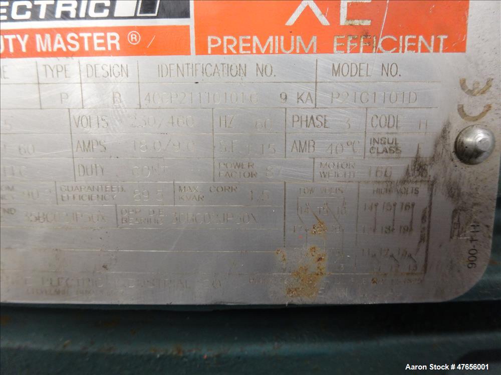 Used Waukesha Horizontal Rotary Positive Displacement Pump, Model 130, 316 Stai