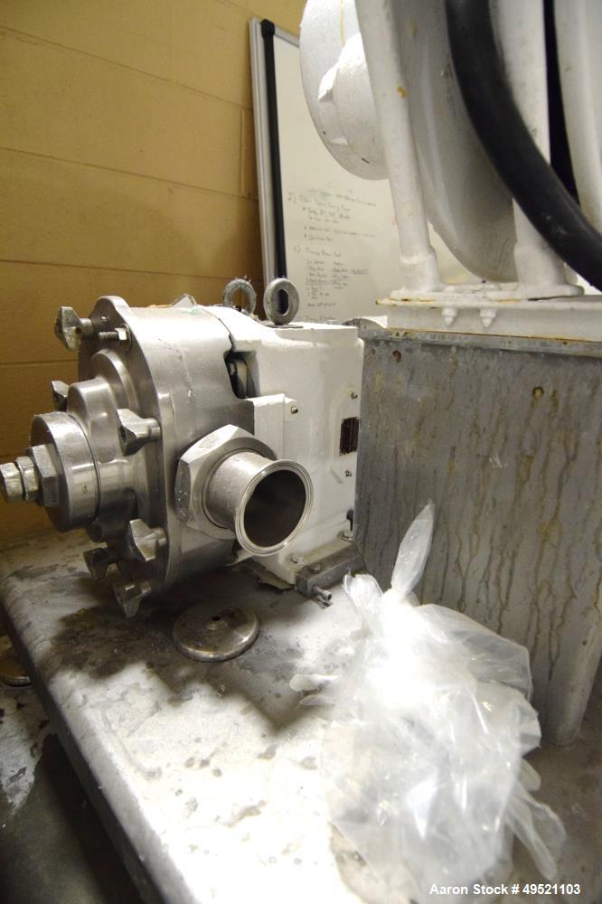 Used- Waukesha Positive Displacement Pump, Model 130