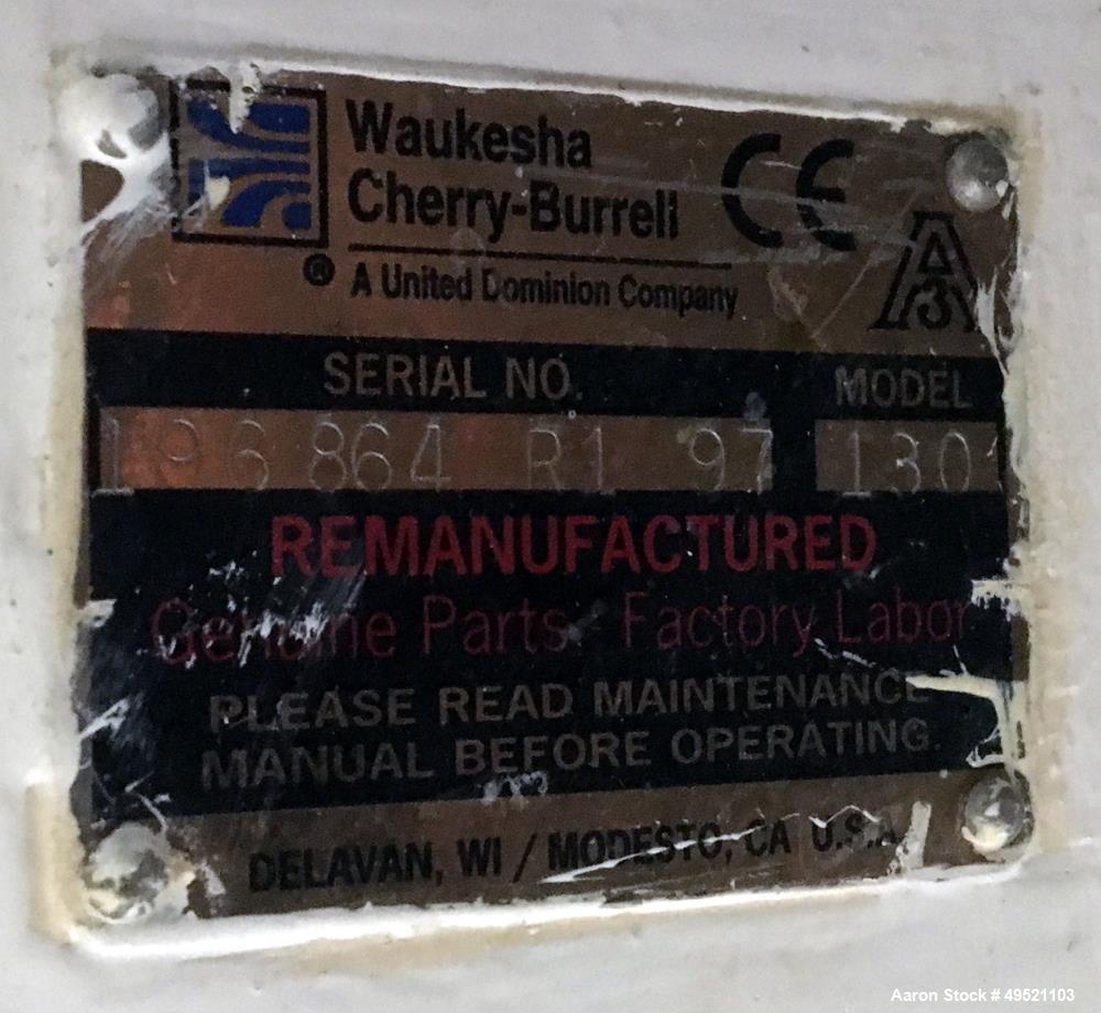 Used Waukesha Positive Displacement Pump, Model 130