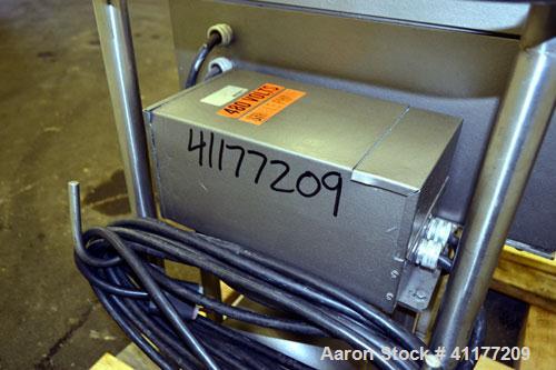 Used Waukesha Rotary Positive Displacement Pump, Model 15, 316 Stainless Steel. Approximately 9 gallons per minute at 200 psi at 700 rpm capacity, (.014) gallon displacement per revolution. 1-1/2" th...