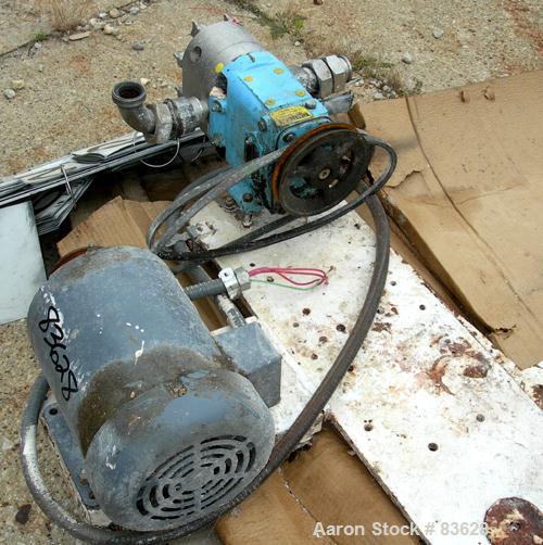 Used: Stainless Steel Waukesha Rotary Positive Displacement Pump