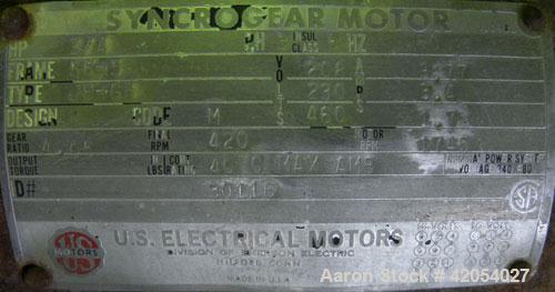 Used Stainless Steel Waukesha Rotary Positive Displacement Pump, model 16