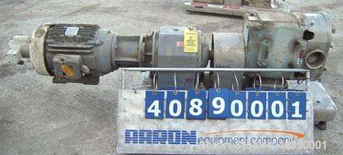 Used Stainless Steel Waukesha Positive Displacement Pump, model 220