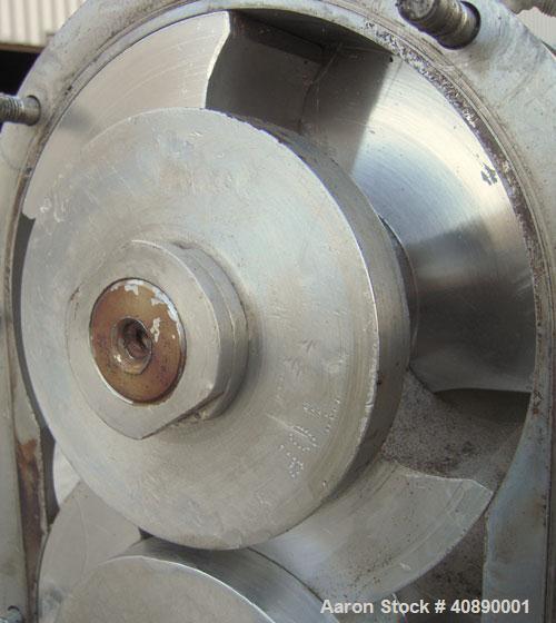 Used Stainless Steel Waukesha Positive Displacement Pump, model 220