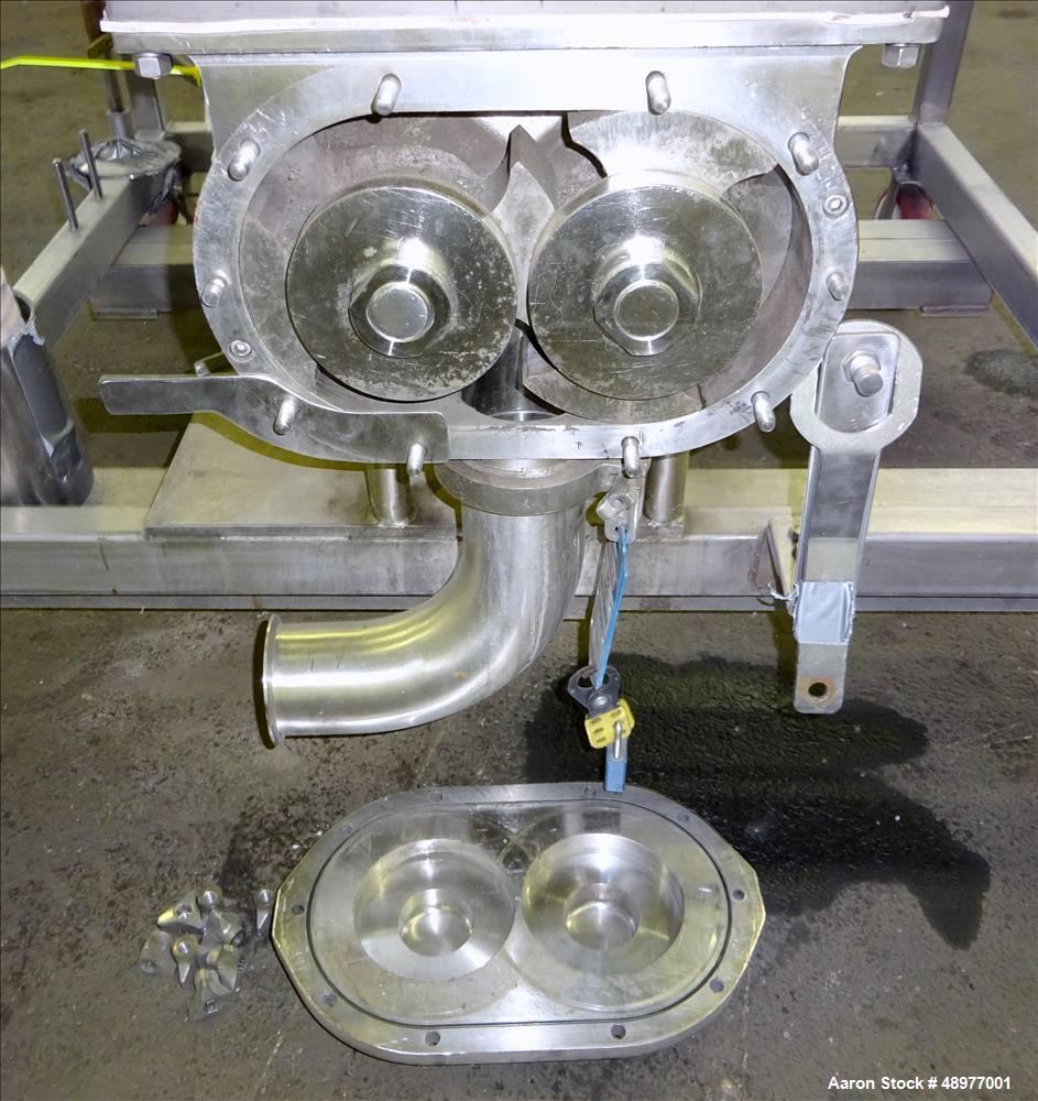 Used Waukesha / Cherry Burrell Rectangular Flange Universal Rotary Positive Dis