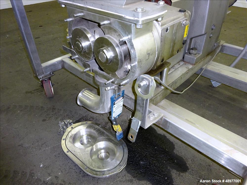 Used Waukesha / Cherry Burrell Rectangular Flange Universal Rotary Positive Dis