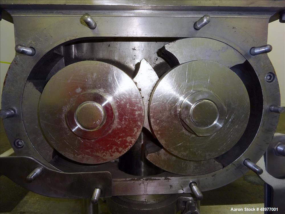 Used Waukesha / Cherry Burrell Rectangular Flange Universal Rotary Positive Dis