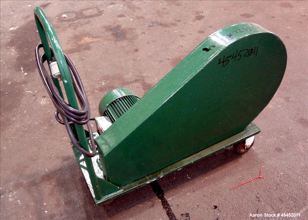 Used Waukesha Rotary Positive Displacement Pump, Model 030, 316 Stainless Steel. Approximately 36 gallons per minute at 100 psi at 600 rpm capacity. 2" Tri-clamp inlet/outlet, (2) 4 " diameter stainl...